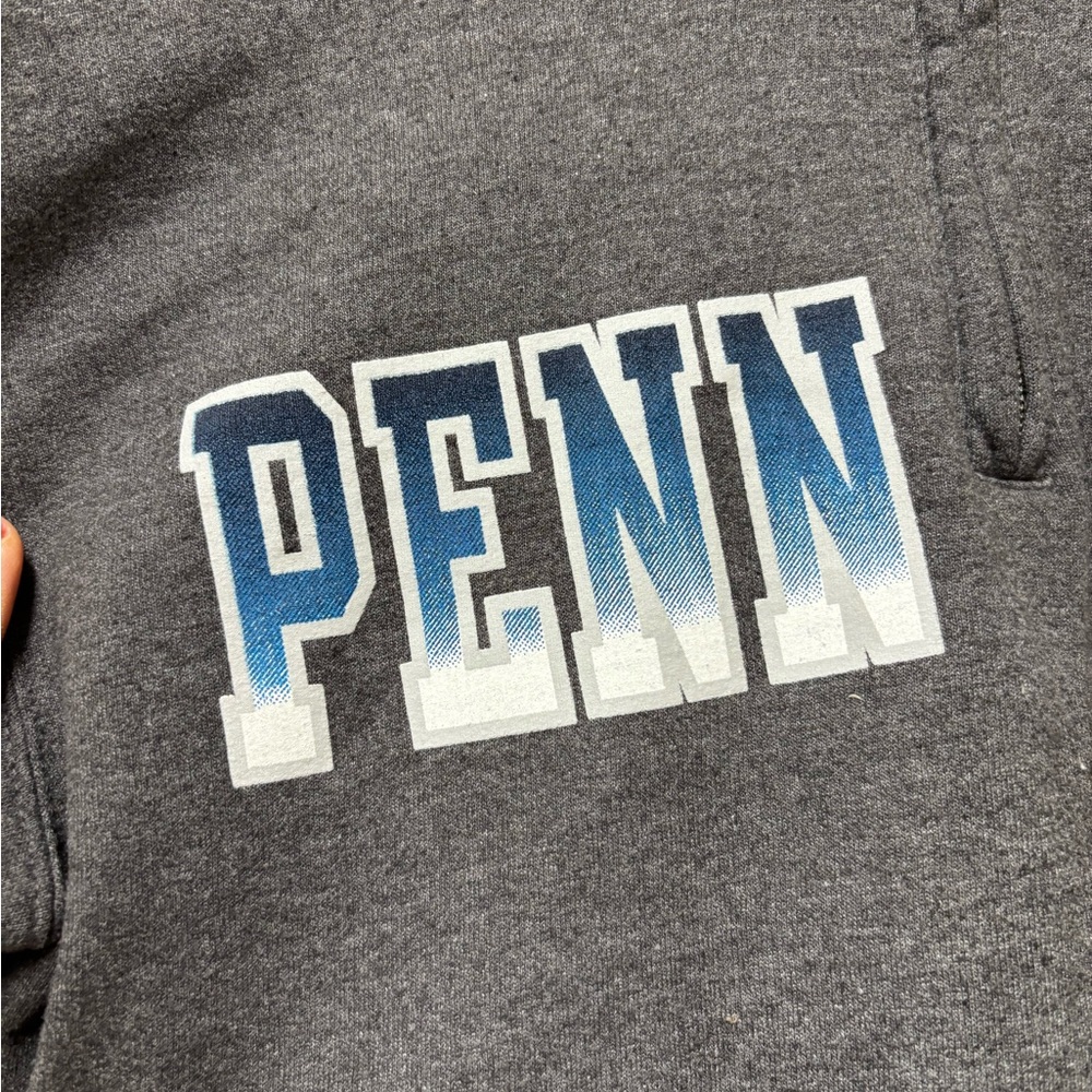 Penn State Men’s Champion Charcoal Grey Quarter Zip Sweatshirt - Small - Picture 3 of 12